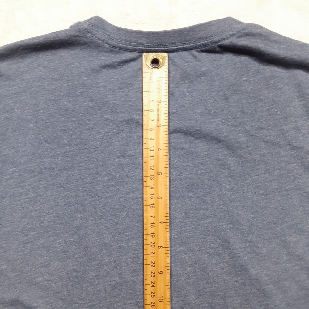 Vissla Mens Everyday Heather T-Shirt Medium Blue Crew SS Station Tee - Picture 6 of 8